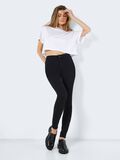Noisy May NMBILLIE NORMAL WAISTED SKINNY FIT JEANS, Black, highres - 27024947_Black_004.jpg