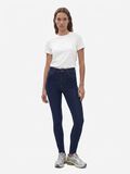 Product image thumbnail - NMCALLIE SKINNY FIT JEANS, Dark Blue Denim | 6