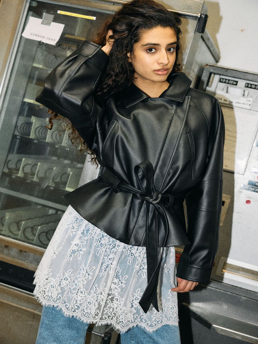 Carousel image - NMNILLE LACE TOP, Bright White | 5