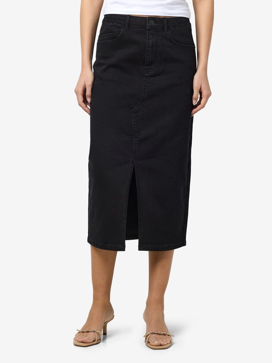 Noisy May MIDI DENIM SKIRT, Black Denim, highres - 27030078_BlackDenim_003.jpg
