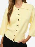 Product image thumbnail - POLO STYLE CARDIGAN, French Vanilla | 5