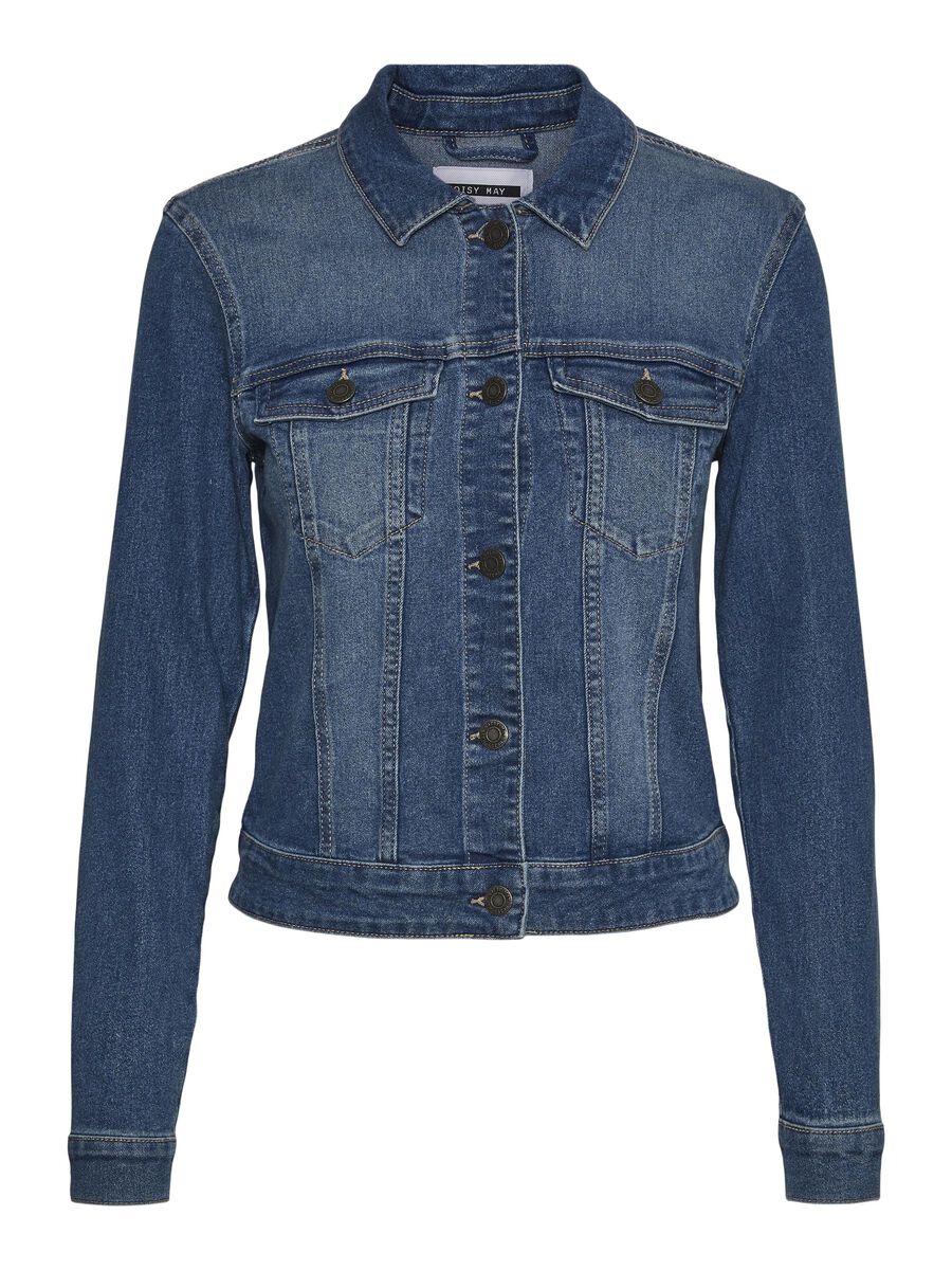 Noisy May COURTE VESTE EN JEAN, Medium Blue Denim, highres - 27001163_MediumBlueDenim_001.jpg