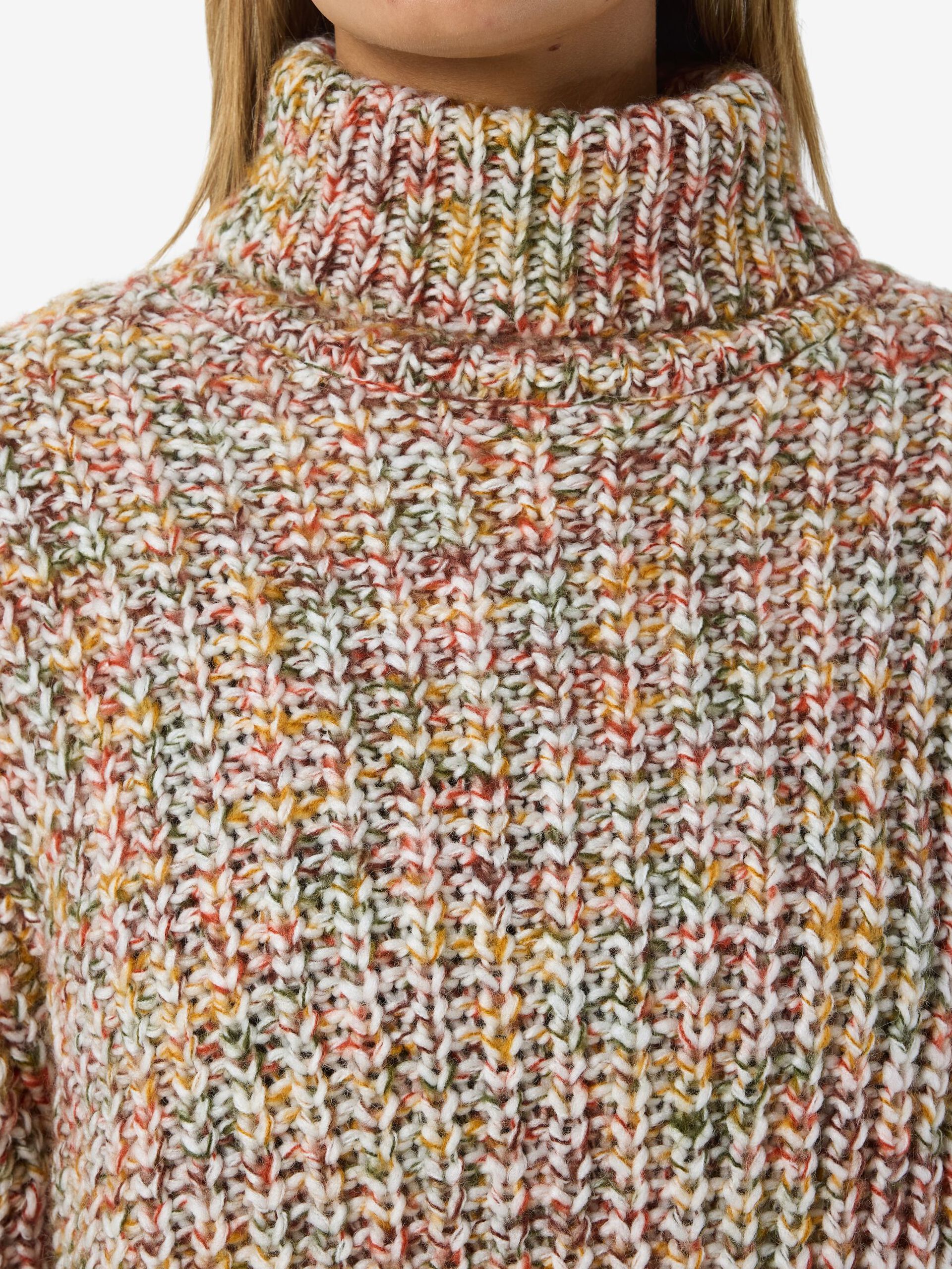 Carousel image - HIGH NECK STRICKPULLOVER, Eggnog | 5