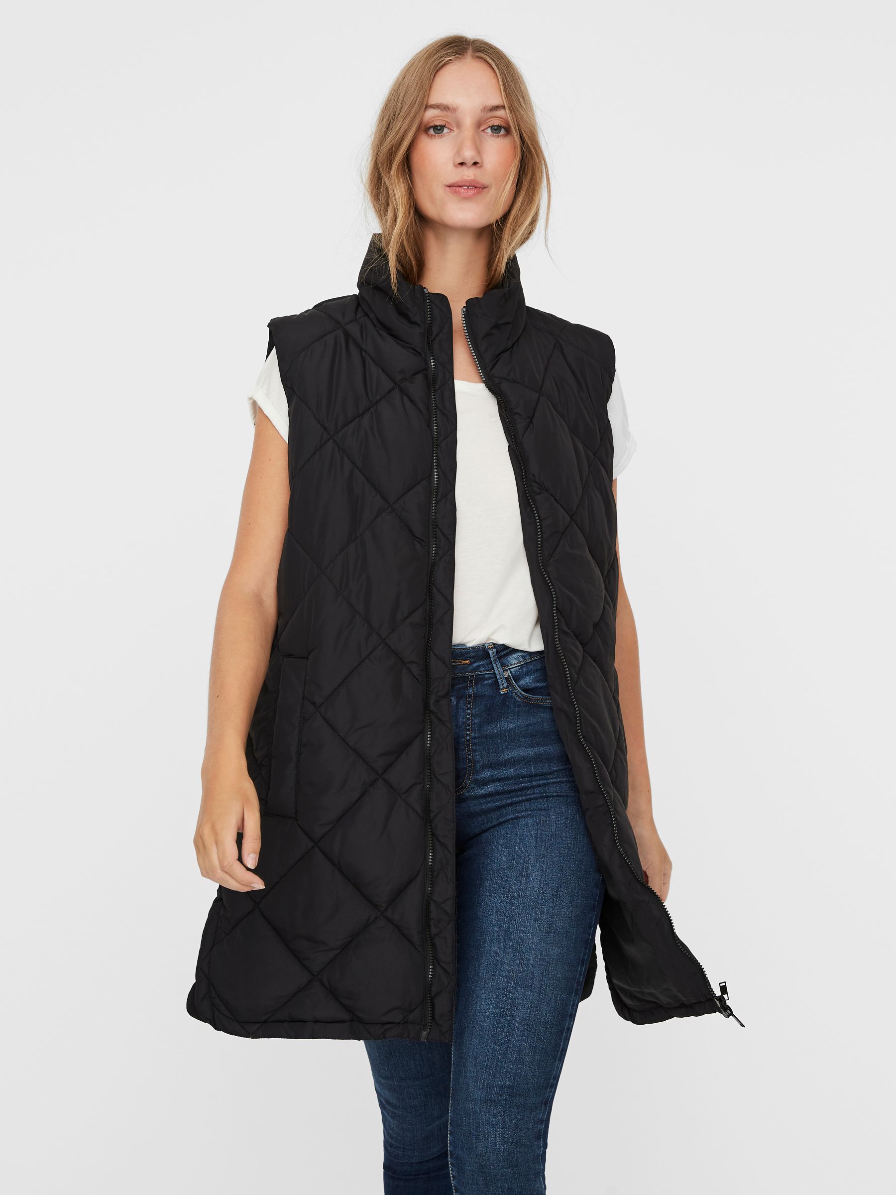 Long padded vest hotsell