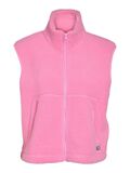 Product image thumbnail - NMMASEY TEDDY GILET, Begonia Pink | 2