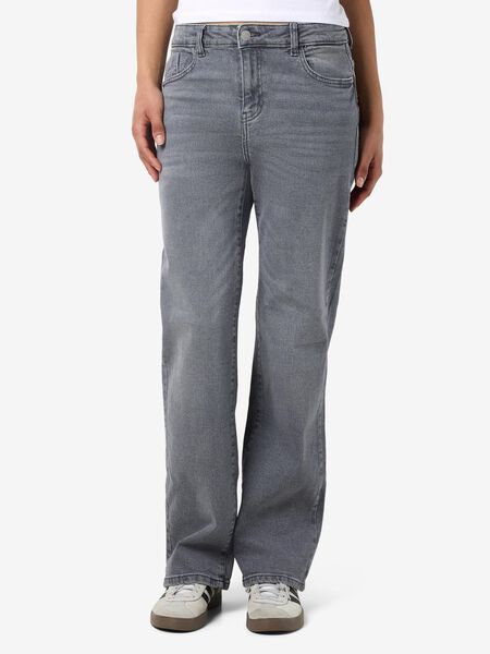 Noisy May NMYOLANDA STRAIGHT FIT JEANS, Dark Grey Denim, highres - 27030419_DarkGreyDenim_003.jpg