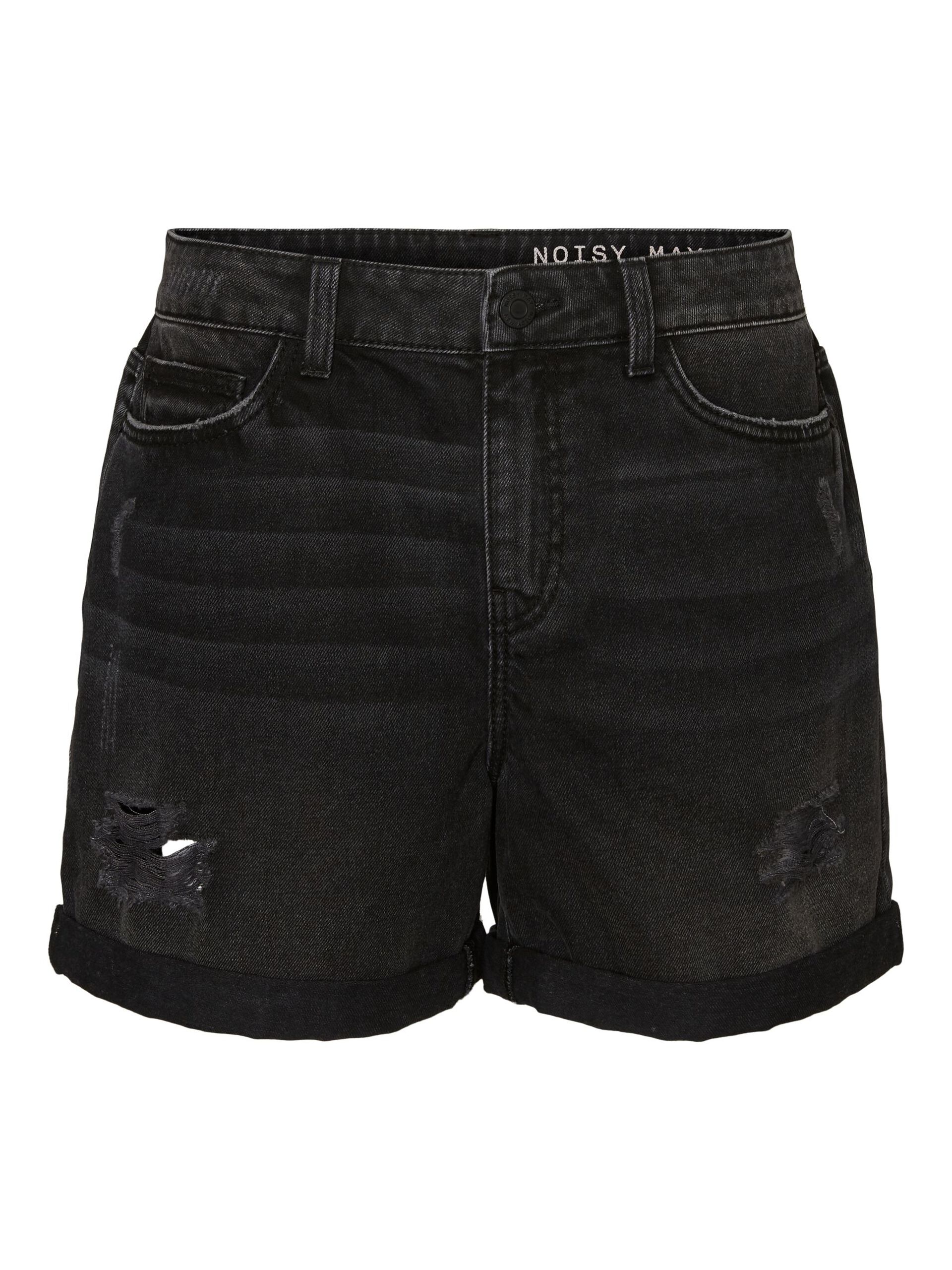 Carousel image - NORMAL WAIST DENIM SHORTS, Black Denim | 2