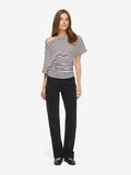 Product image thumbnail - NMSTORMI OFF-SHOULDER TOP, Chocolate Brown | 2