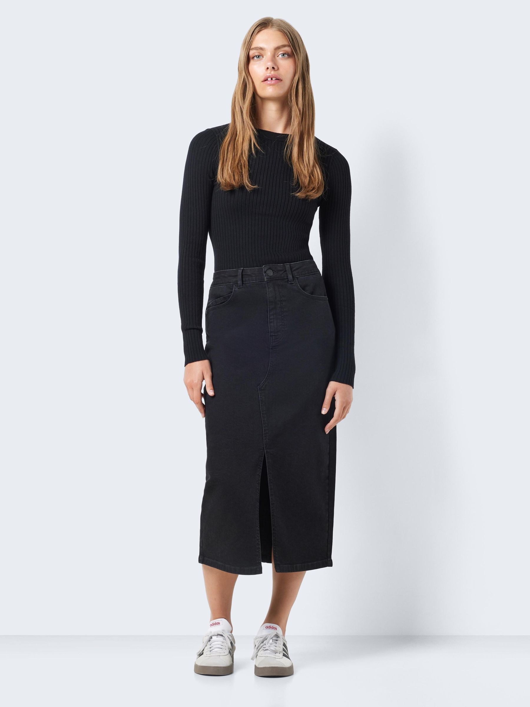 Midi jean sale skirt 9mm