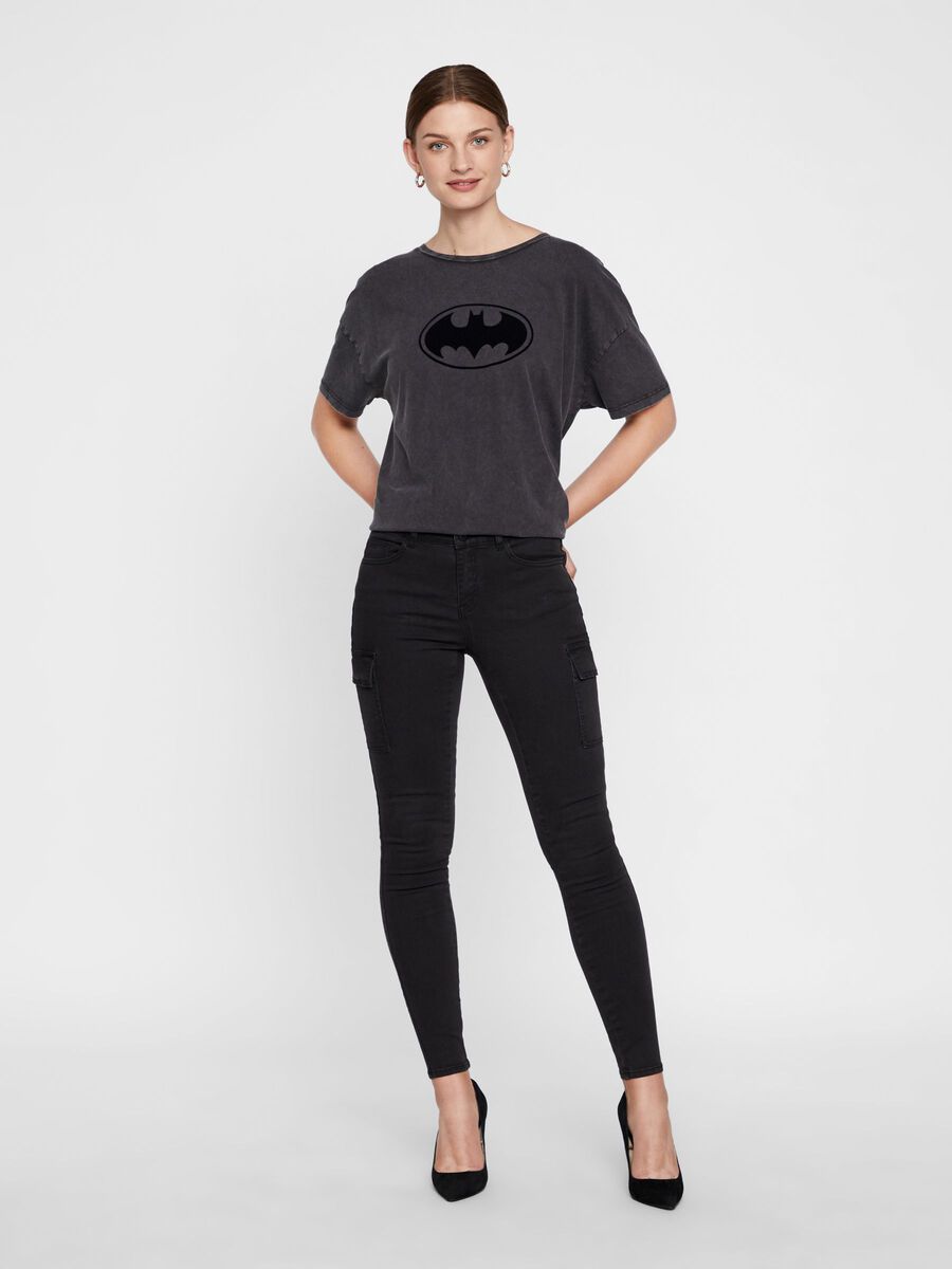 NMLUCY NORMAL WAIST BUKSER, Black, highres