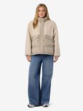 Product image thumbnail - FLEECE PUFFER JACKET, Birch | 4