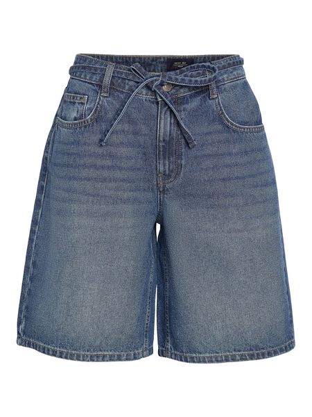 Noisy May NMMAISY LONG DENIM SHORTS, Medium Blue Denim, highres - 27036893_MediumBlueDenim_001.jpg