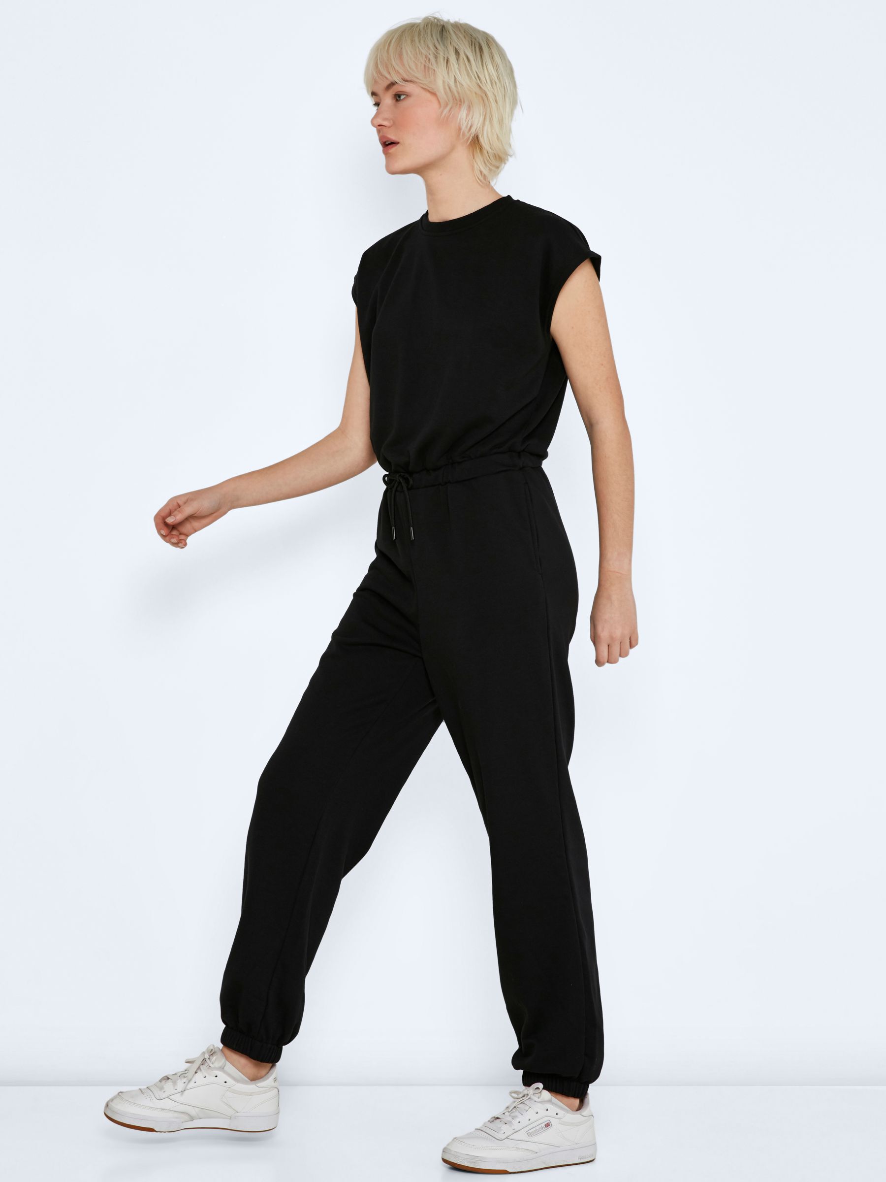 SHORT SLEEVED JUMPSUIT