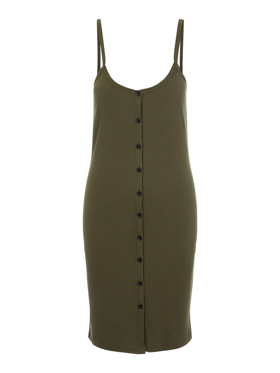 Noisy May BUTTON CAMI DRESS, Olive Night, highres - 27011849_OliveNight_001.jpg