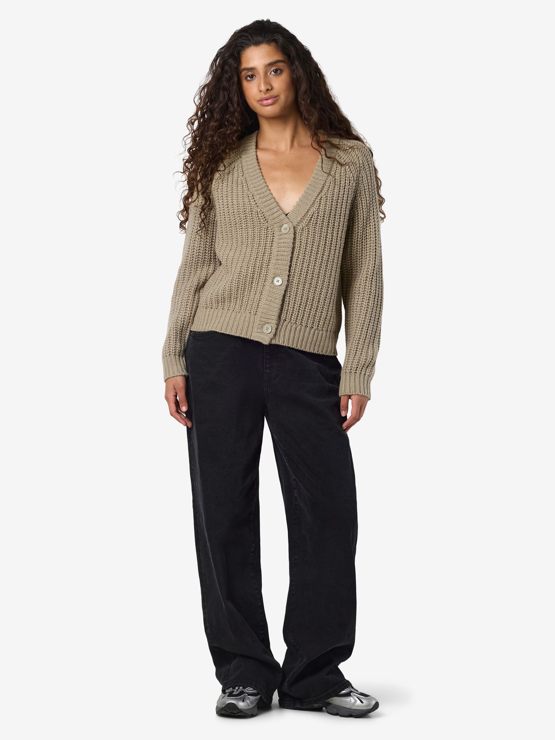Carousel image - EN MAILLE CARDIGAN, Aluminum | 4