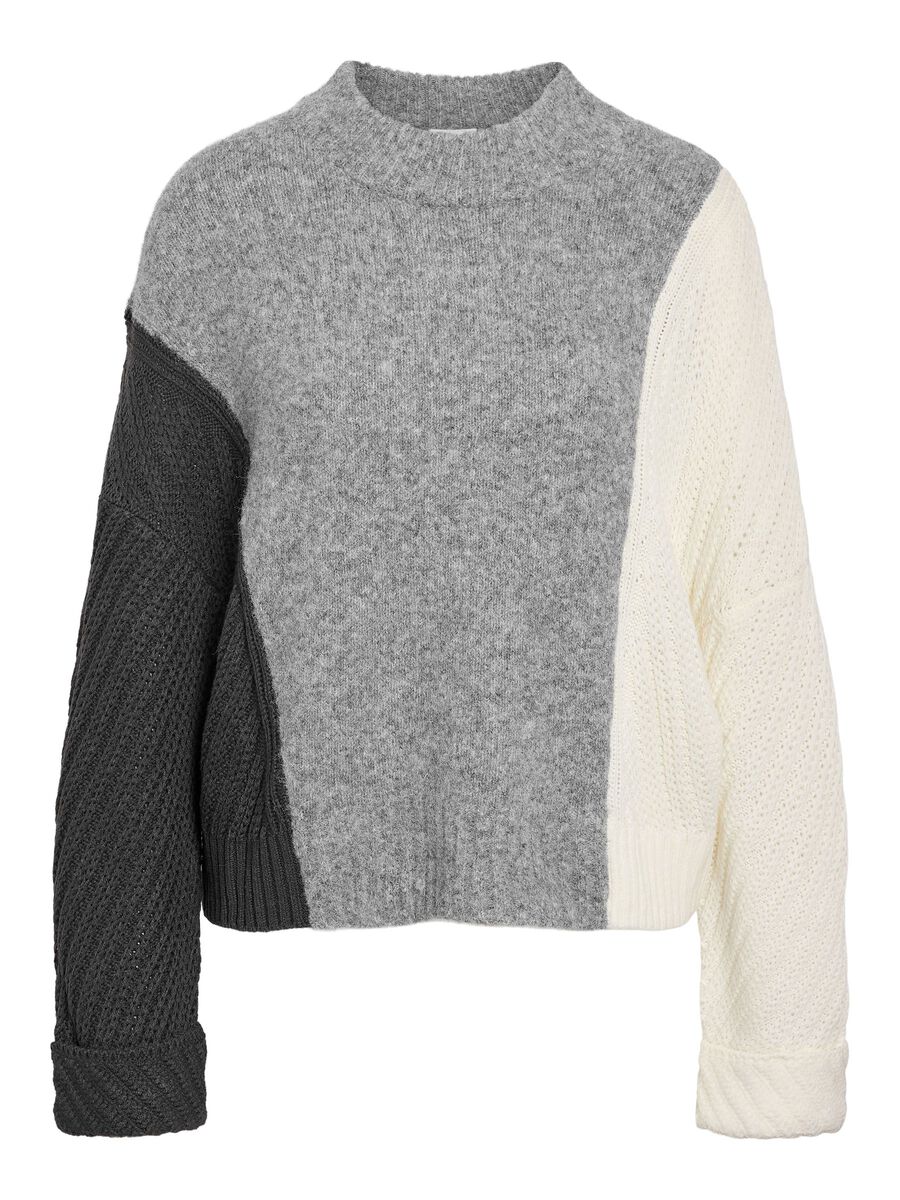 Carousel image - COLOUR BLOCK PULLOVER, Charcoal Gray | 2