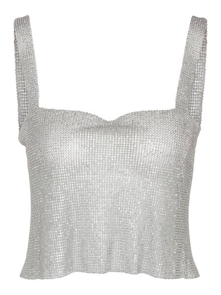 Noisy May CROPPED RHINESTONE TOP, Silver, highres - 27028477_Silver_001.jpg