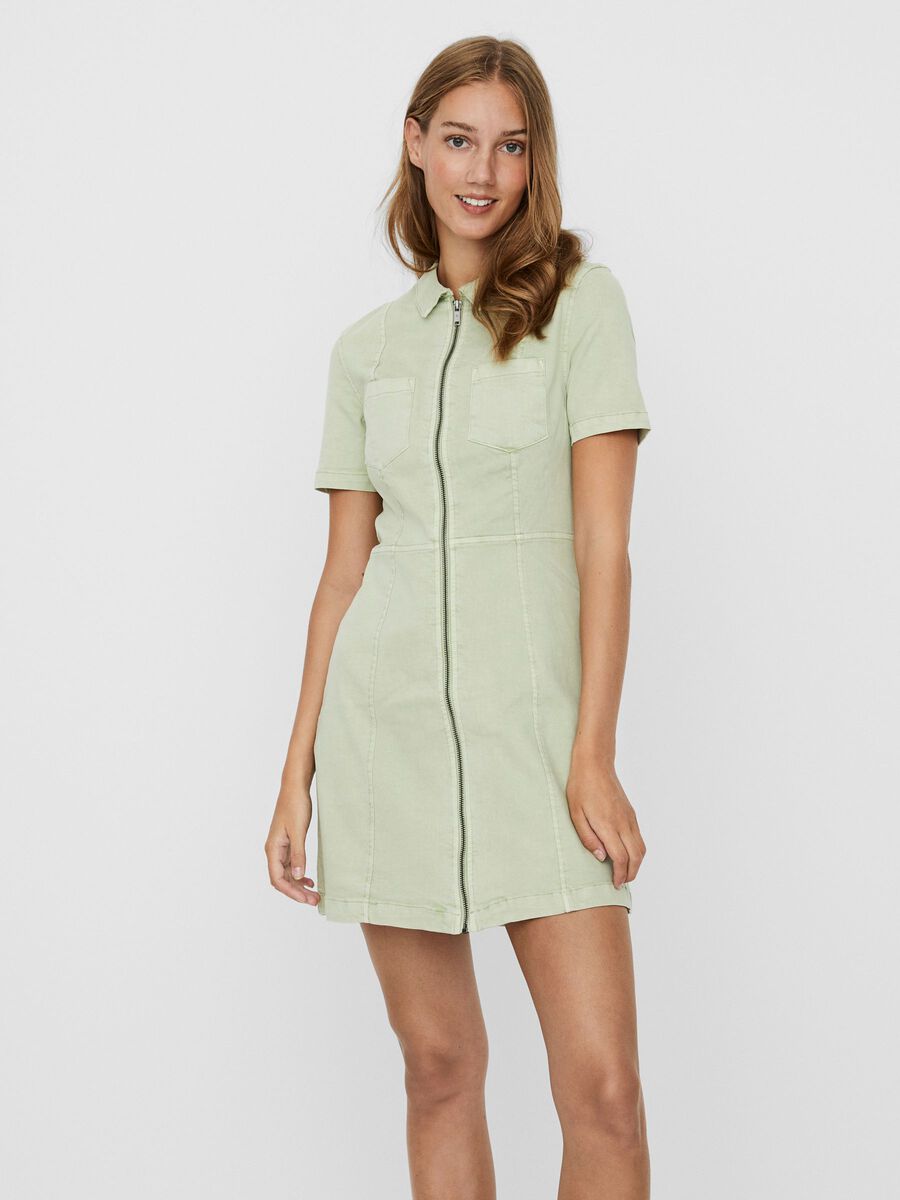 Noisy May DENIM DRESS, Fog Green, highres - 27012395_FogGreen_003.jpg