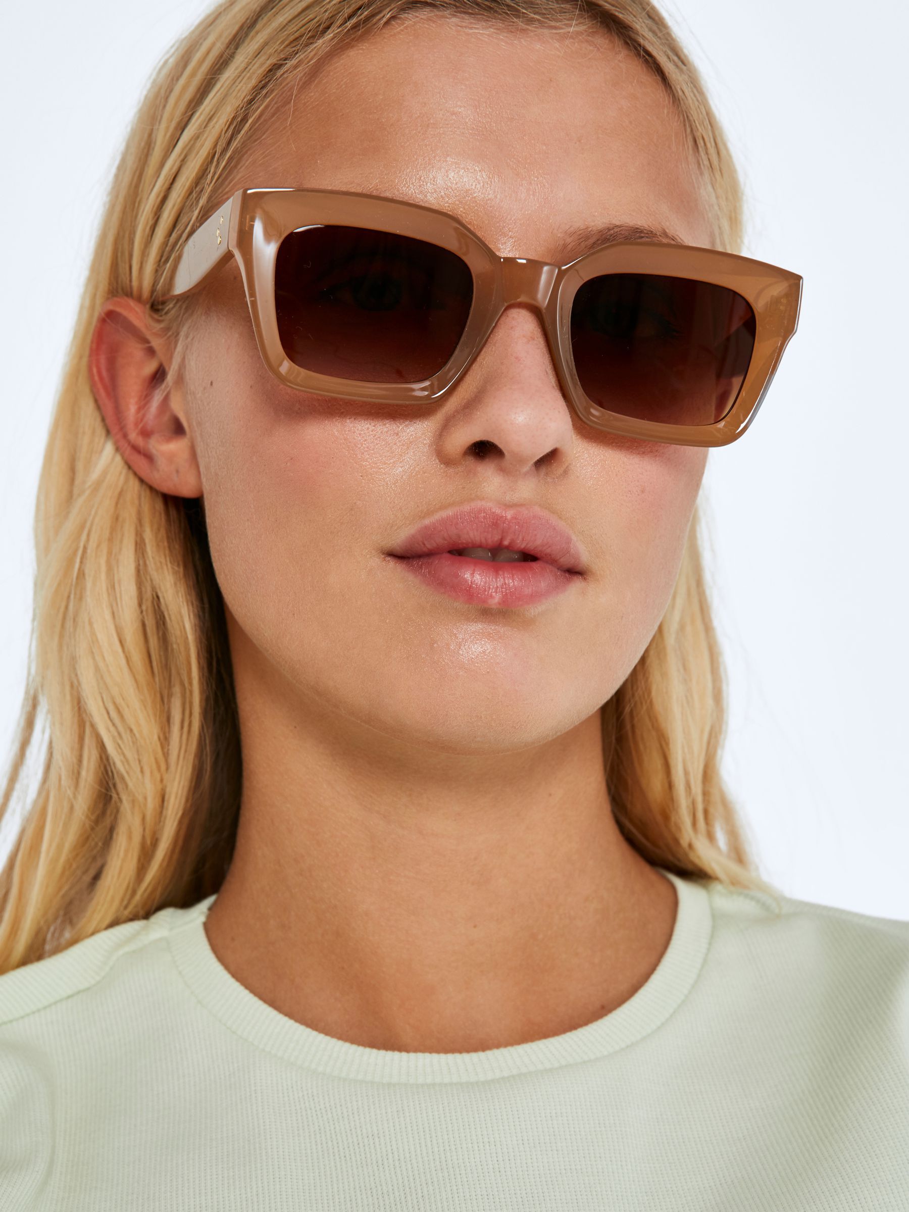 Gafas beige deals
