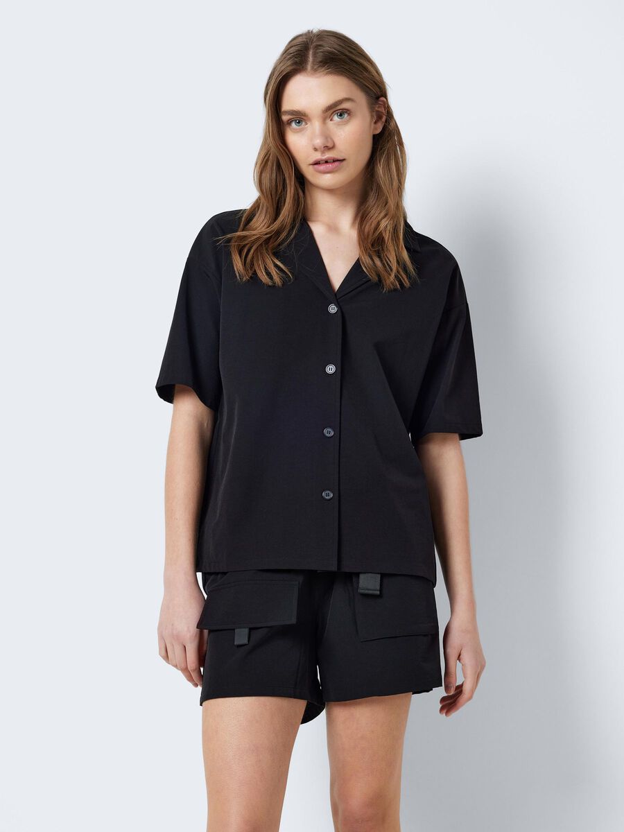 Noisy May À MANCHES COURTES CHEMISE, Black, highres - 27029527_Black_003.jpg