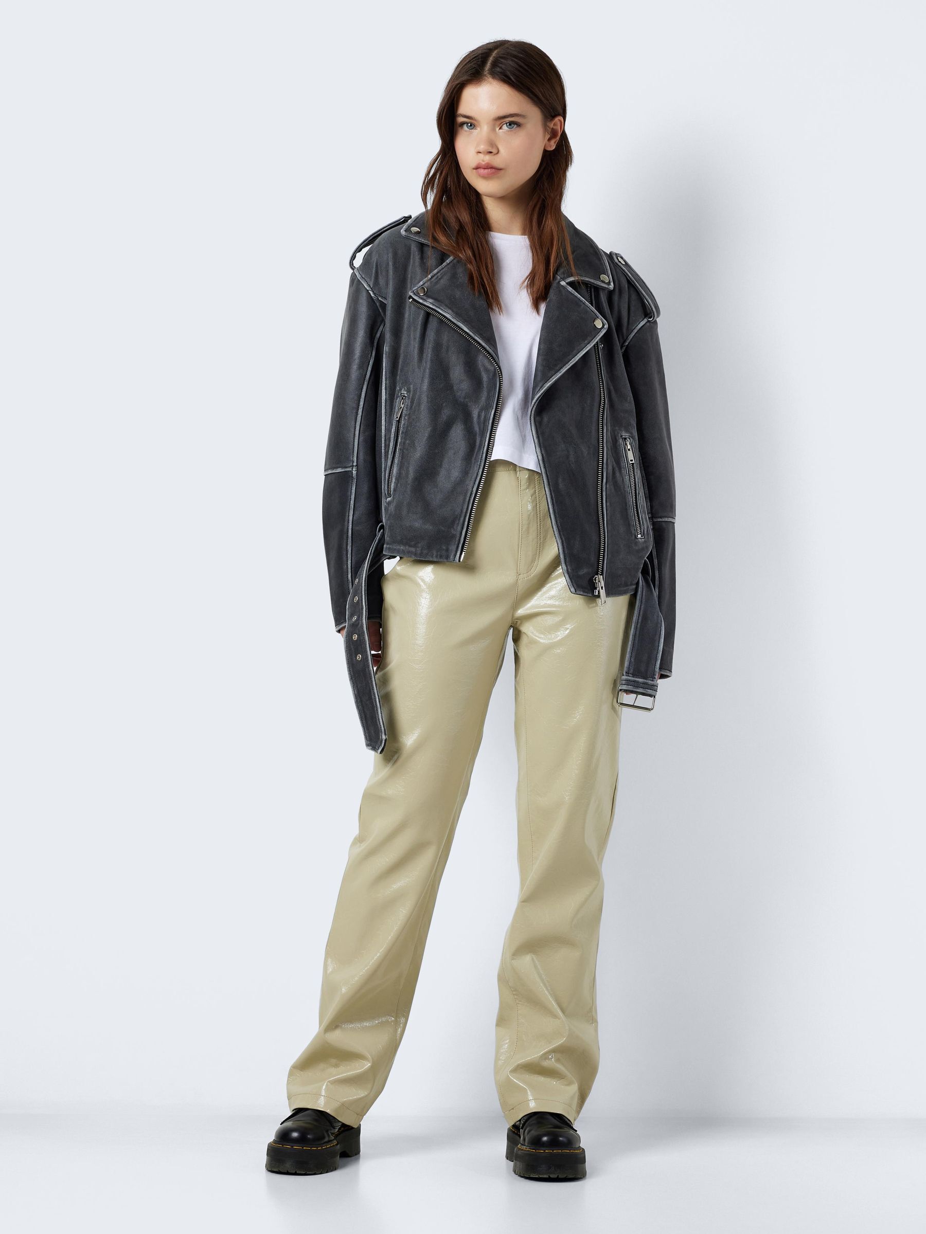 Womens leather clothing online new arrivals