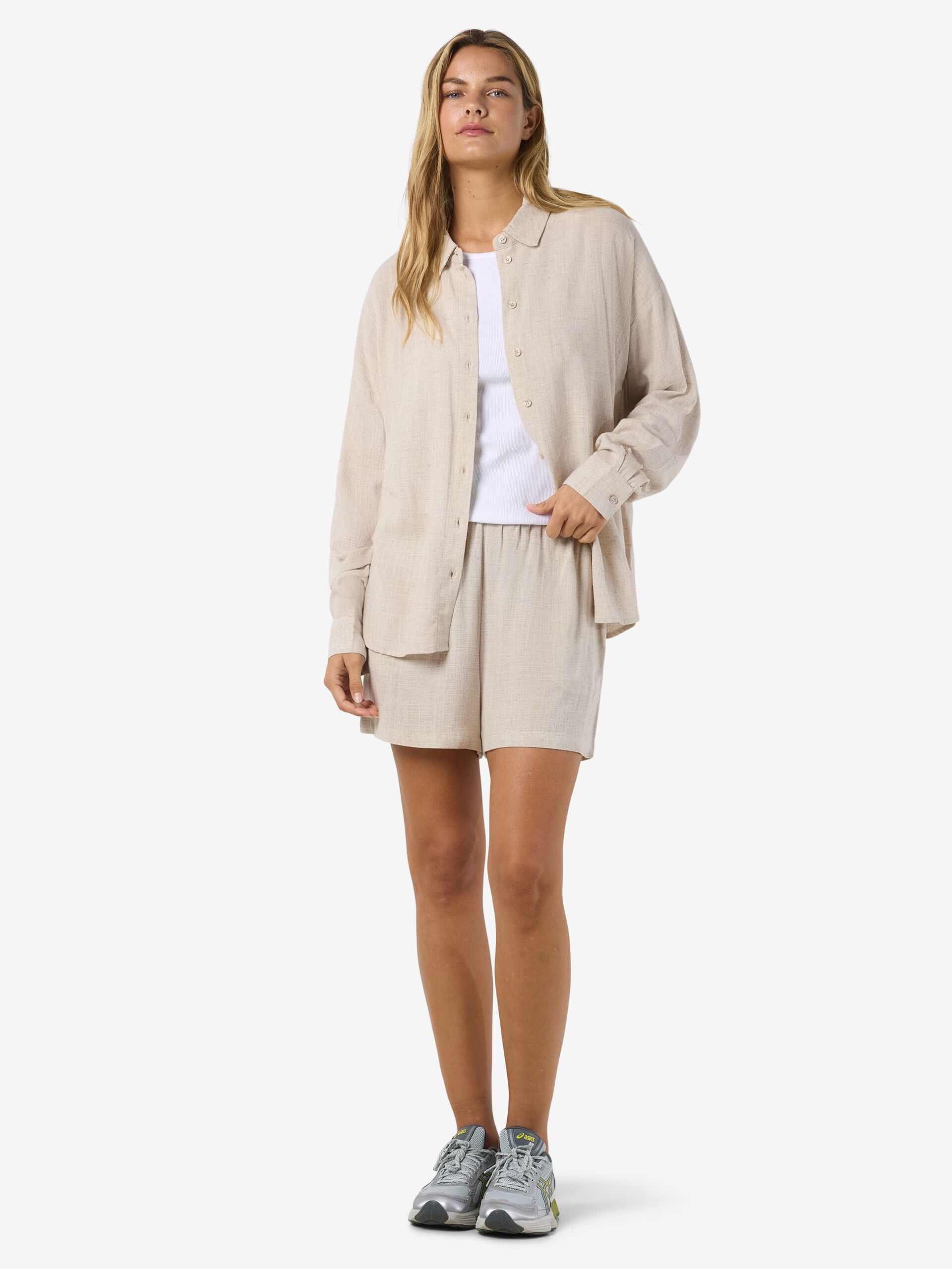 Carousel image - LOOSE FIT HEMD, Natural | 4