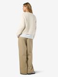 Product image thumbnail - FLUFFY KNITTED PULLOVER, Eggnog | 8