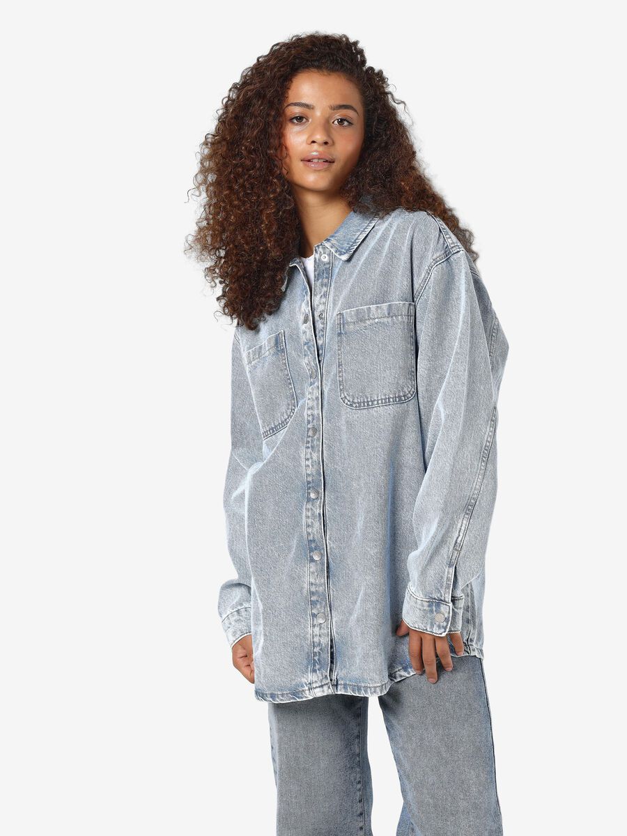 Noisy May CHEMISE EN DENIM VESTE, Light Blue Denim, highres - 27029311_LightBlueDenim_007.jpg