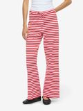 Product image thumbnail - NMSTORMI  WIDE-LEG TROUSERS, Goji Berry | 1