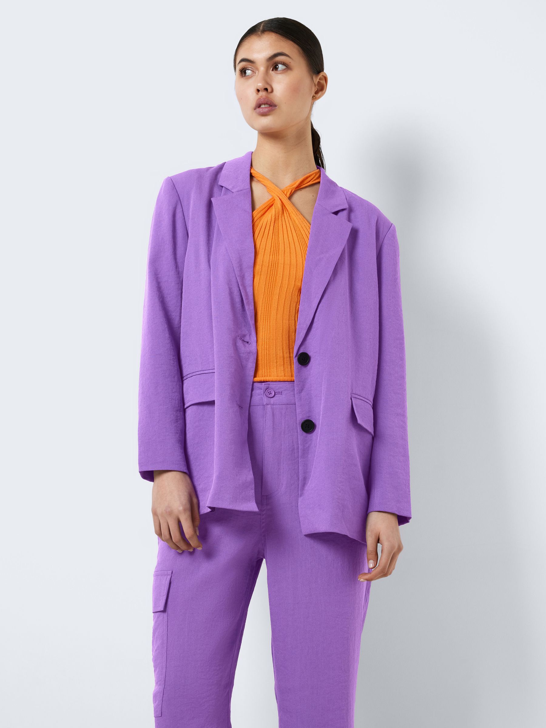 GEKLEURDE BLAZER