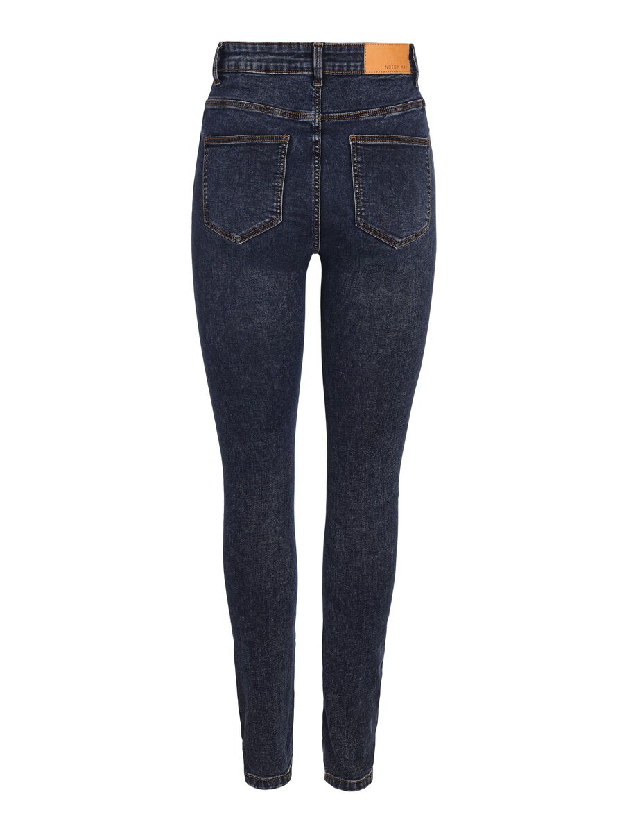Noisy May NMCALLIE SKINNY FIT JEANS, Dark Blue Denim, highres - 27031755_DarkBlueDenim_002.jpg