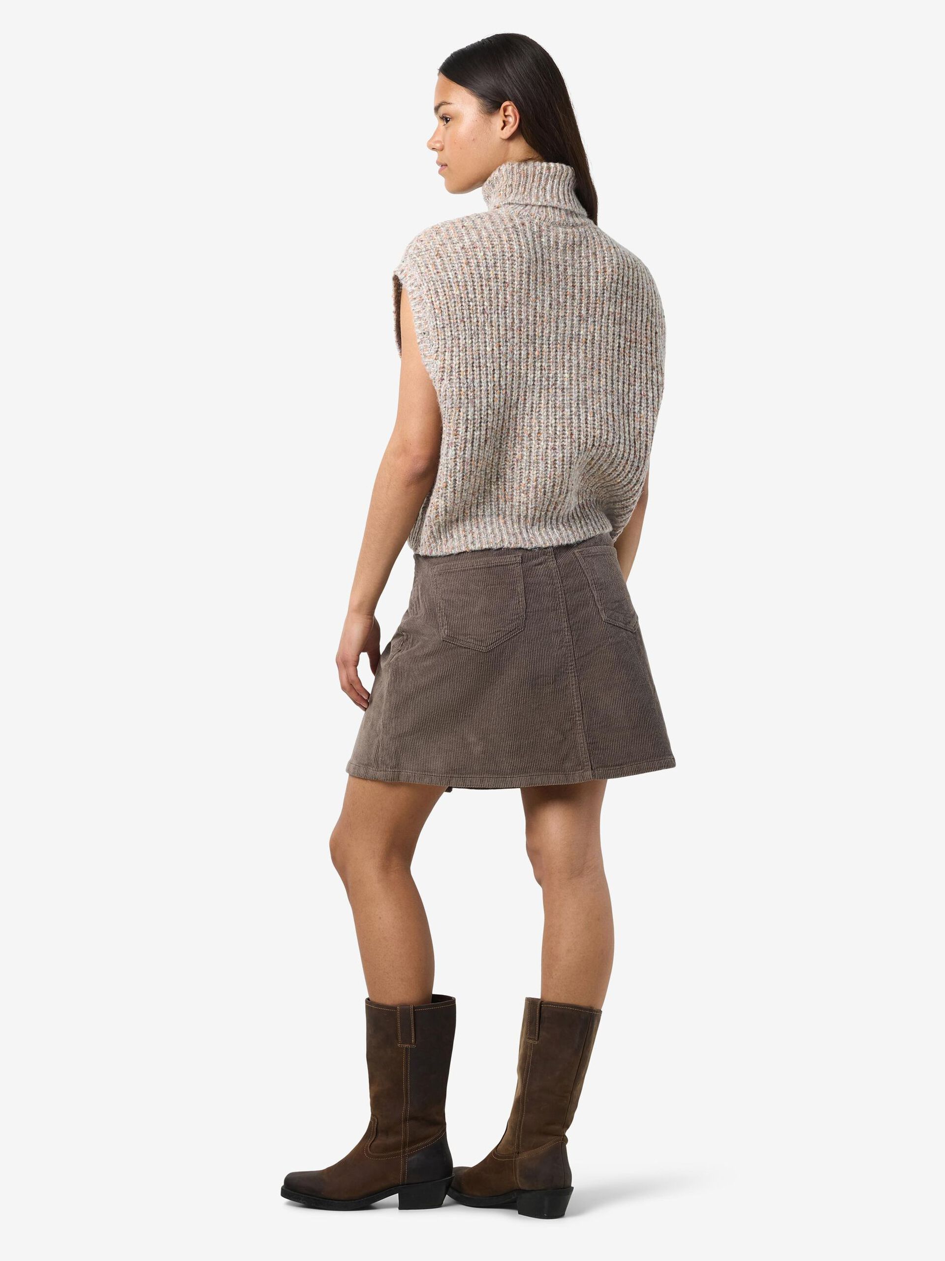 Carousel image - ROLKRAAG GEBREID GILET, Light Grey Melange | 4