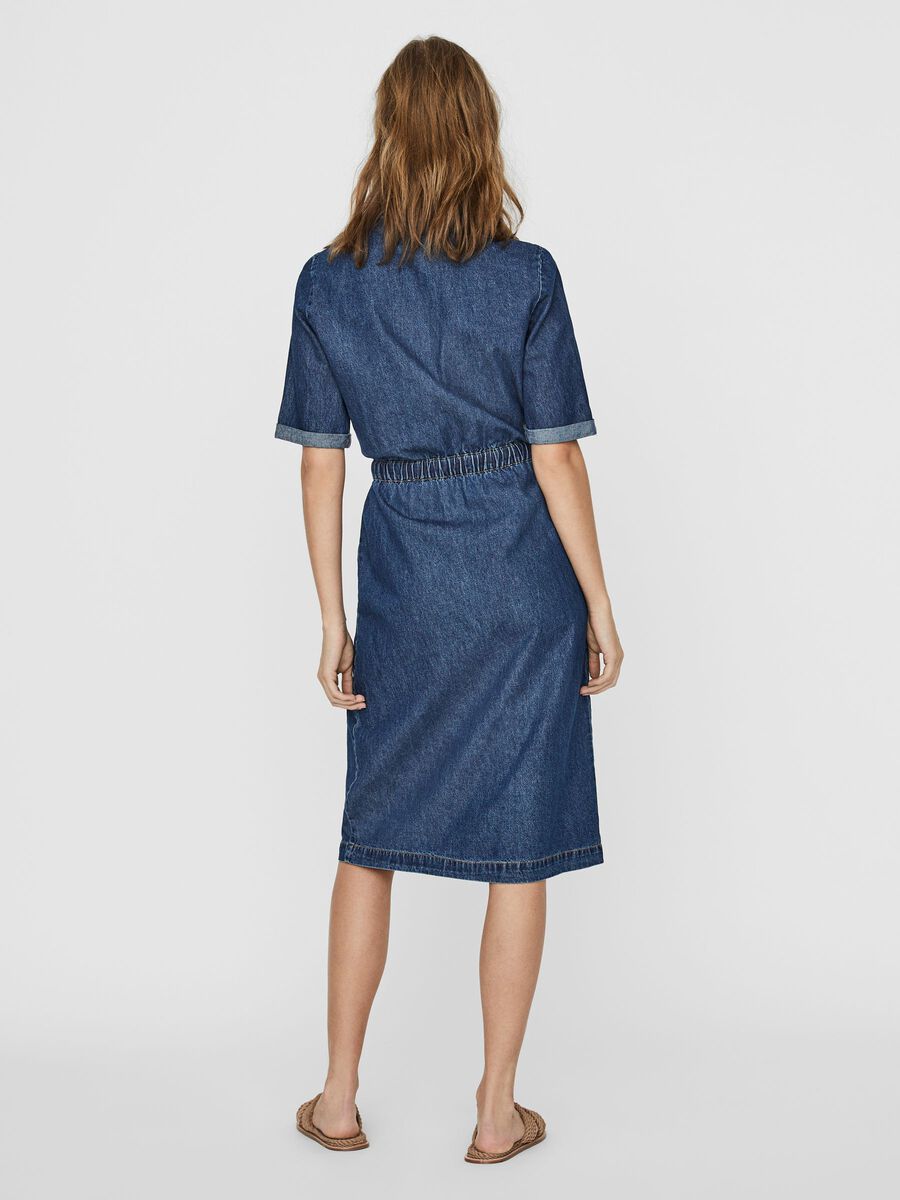 Noisy May LONGUE JEAN ROBE, Medium Blue Denim, highres - 27011503_MediumBlueDenim_004.jpg