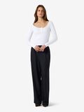 Product image thumbnail - NMMAYA LONG SLEEVED TOP, Bright White | 4