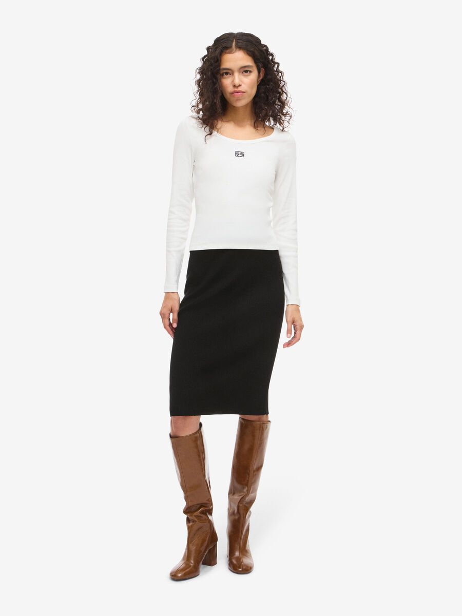 Product carousel image - FALDA MIDI, Black | 2