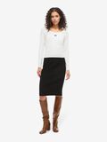 Product image thumbnail - KNITTED MIDI SKIRT, Black | 6