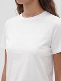 Product image thumbnail - SHORT SLEEVED SEMI CROPPED TOP, Bright White | 6