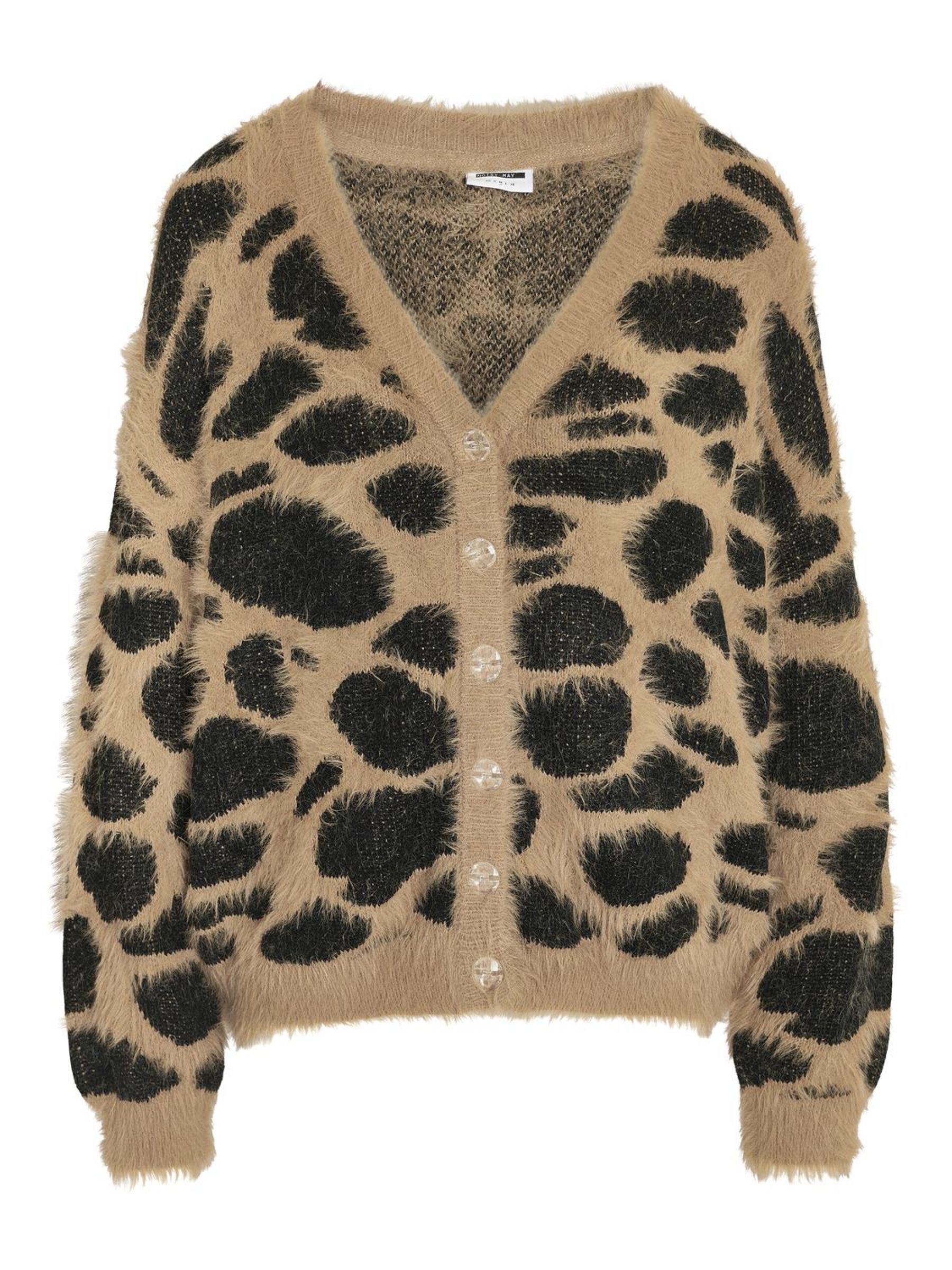 Express hotsell leopard cardigan