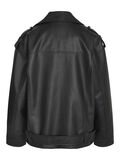 Noisy May OVERSIZED IMITATIELEREN JACK, Black, highres - 27027014_Black_002.jpg