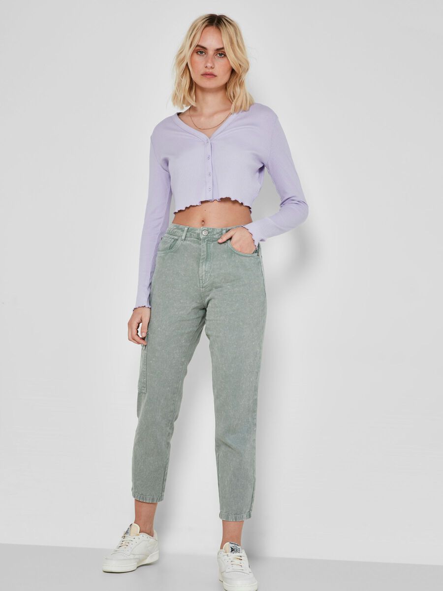 HIGH RISE TROUSERS, Slate Gray, highres