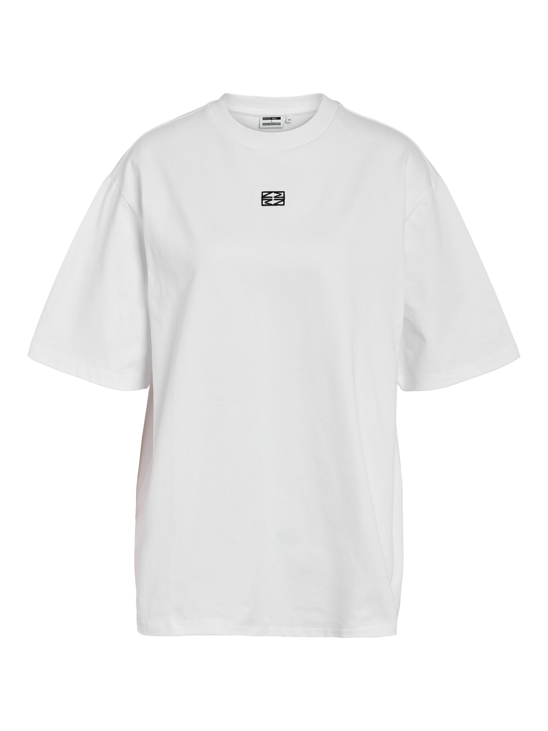 Loose white tee top