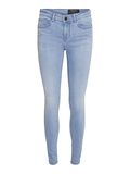 Noisy May NMLUCY REGULAR WAIST SKINNY JEANS, Light Blue Denim, highres - 27015677_LightBlueDenim_001.jpg