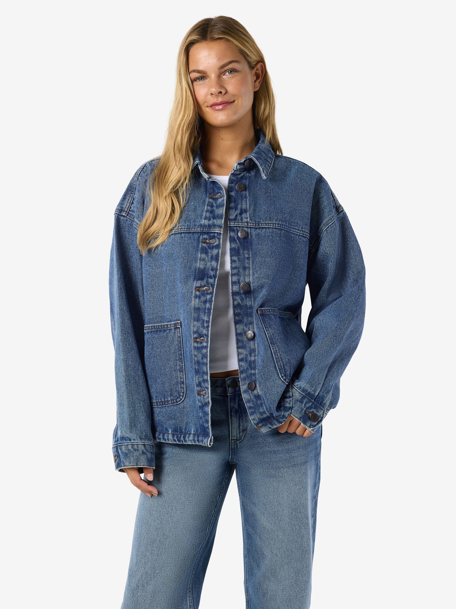 NMKETTIE KURTKA JEANSOWA | Blue | NOISY MAY®