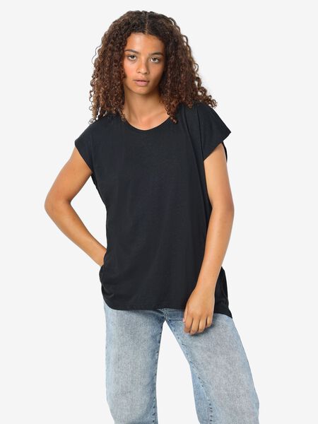 Noisy May OVERSIZE T-SHIRT, Black, highres - 27002573_Black_007.jpg