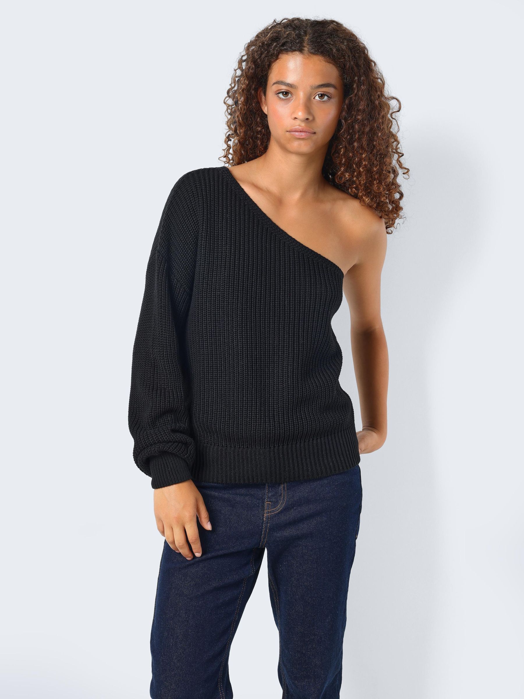 One shoulder shop knit jumper