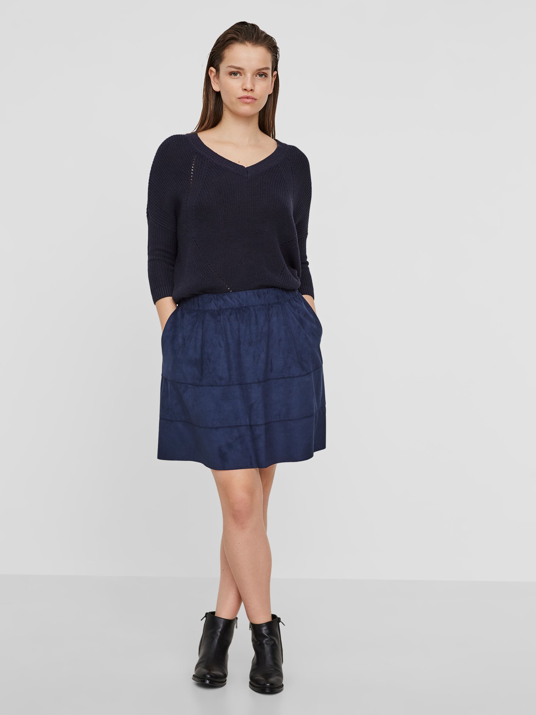 Faux suede skirt 9mm cheap