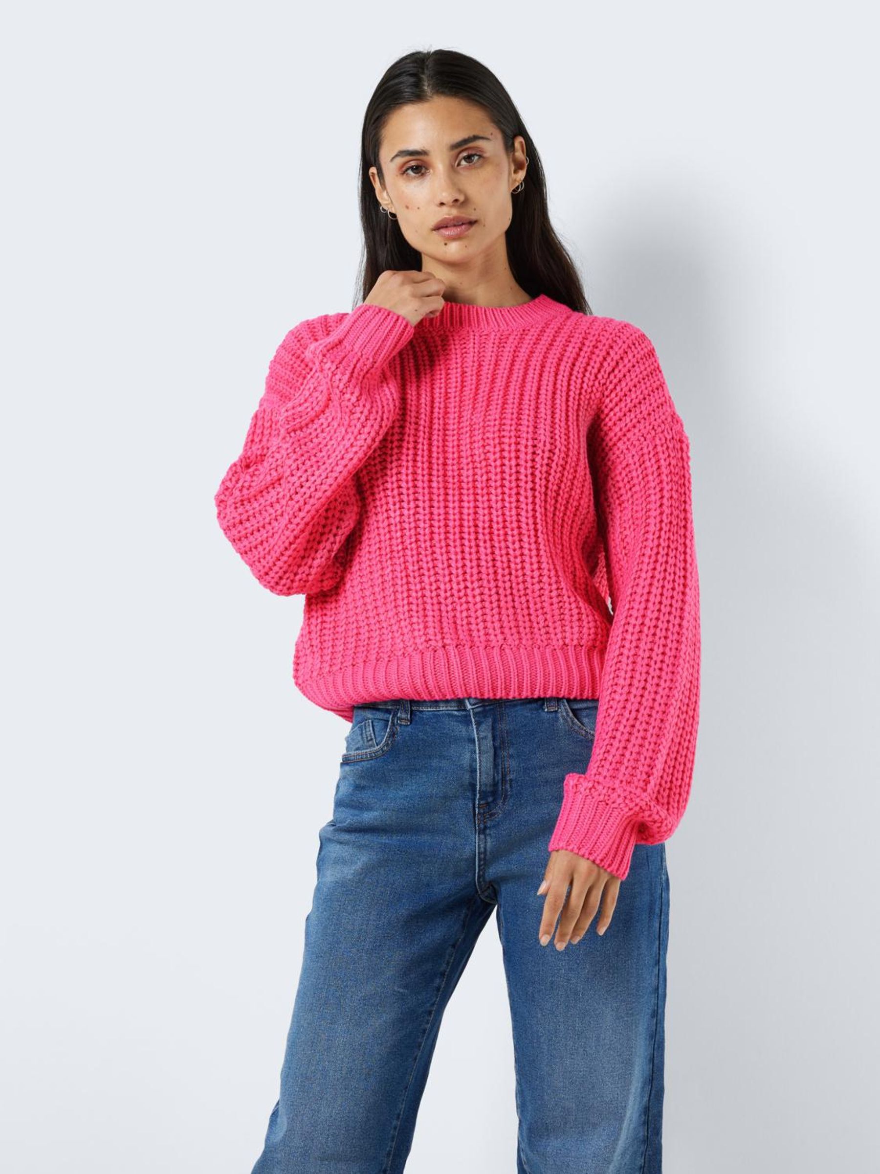 KNITTED PULLOVER Pink NOISY MAY