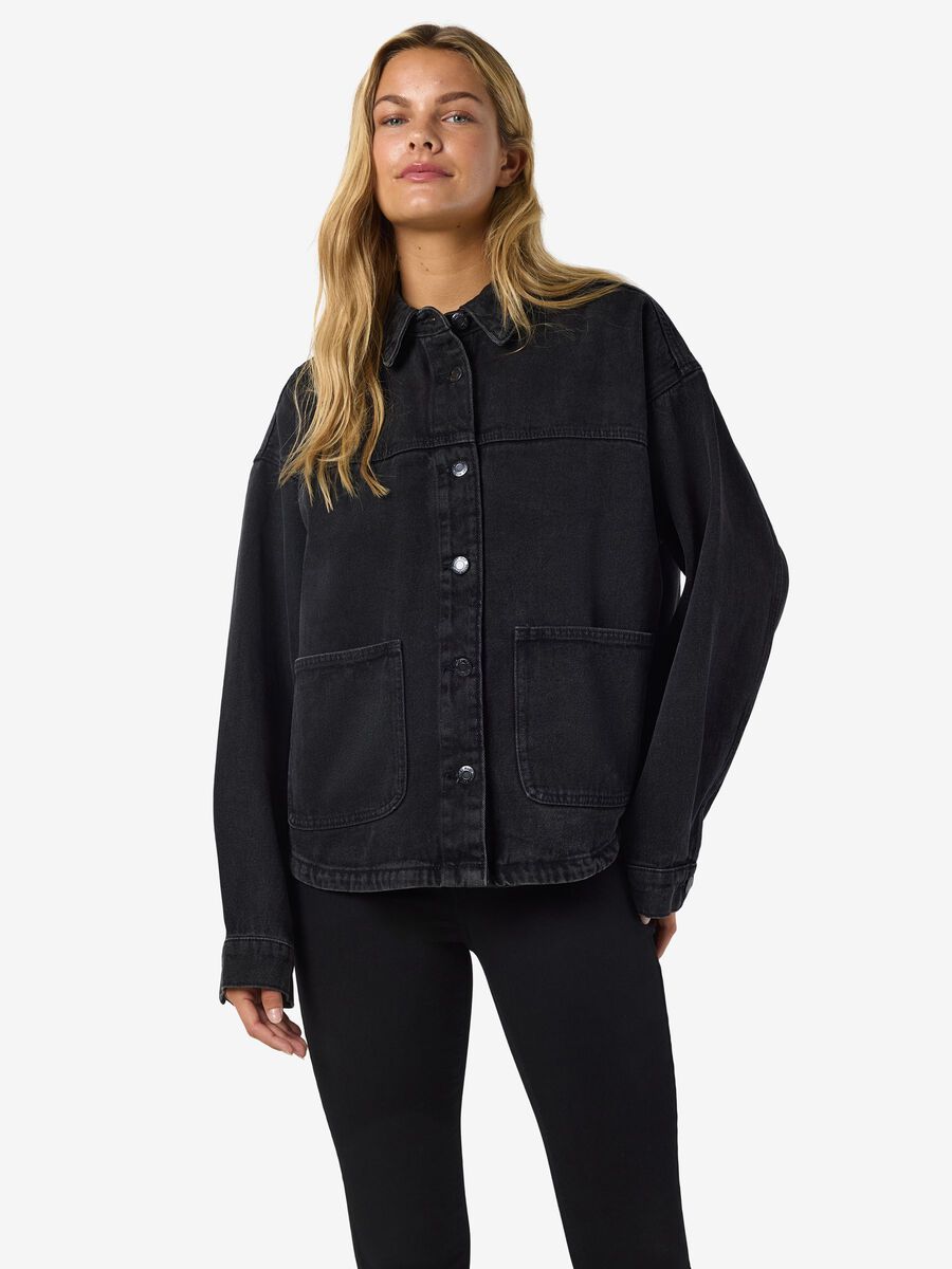 Carousel image - RELAXED JEANSJACKE, Black Denim | 1