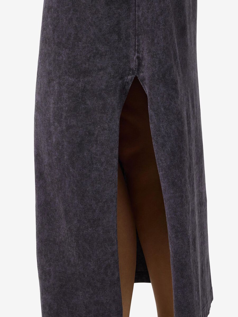 Carousel image - NMBRANDY KORTÄRMAD KLÄNNING, Obsidian | 5