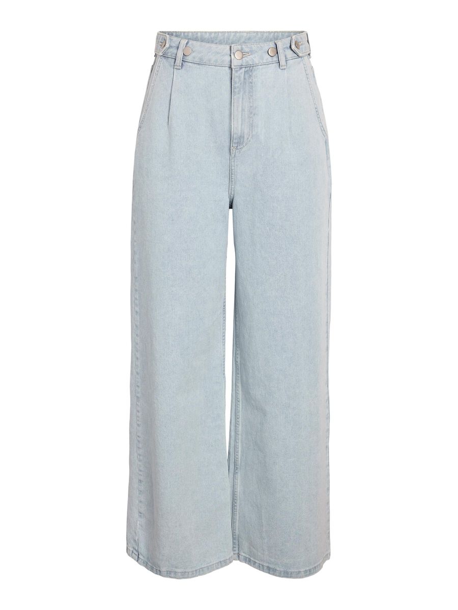 Noisy May NMSEWA  WIDE LEG JEANS, Light Blue Denim, highres - 27033285_LightBlueDenim_001.jpg